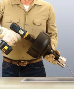 Buy 🧨 General Pipe Cleaners D-25 Handy™ 25 ft. Handheld Drain Cleaner with Tough New Container and Rugged New Chuck 🛒 -Universal Pipe Cleaner Shop Query 22