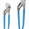 Outlet 👏 Channellock 2PC TONGUE & GROOVE SET 9.5 12 STRAIGHT JAW 🤩 -Universal Pipe Cleaner Shop Query 305
