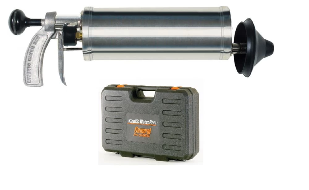 Brand new 🥰 General Pipe Cleaners Kinetic Water Ram™ Drain Cleaning Tool with Accessories 🛒 3 Brand new 🥰 General Pipe Cleaners Kinetic Water Ram™ Drain Cleaning Tool with Accessories 🛒