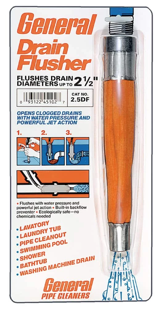 Outlet 🔔 General Pipe Cleaners 4 in. Drain Flusher 🔥 3 Outlet 🔔 General Pipe Cleaners 4 in. Drain Flusher 🔥