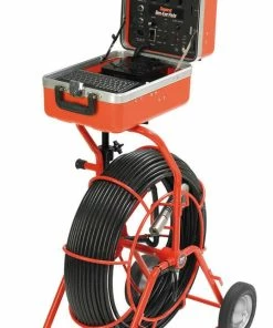 Hot Sale 🎁 General Pipe Cleaners Gen-Eye® Gen-Eye Vista Mini Camera Package With 200' Mini Gel-Rod, Command Module Complete W/Dvdr, Sd Card Reader, Usb Port, 8 Lcd Screen, Full Keyboard, Battery 😍