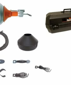 New ❤️ General Pipe Cleaners Power-Vee® 50 ft. Combination Sewer Machine 🎁